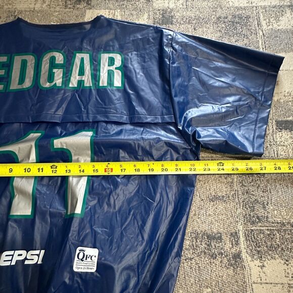 Edgar Martinez #11 Men's Jersey Poncho Seattle Pepsi QFC Mariners 90 Eras Rare - Picture 4 of 11